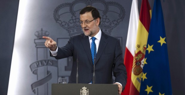 El presidente del Gobierno, Mariano Rajoy, en la rueda de prensa del 15 de julio de 2013