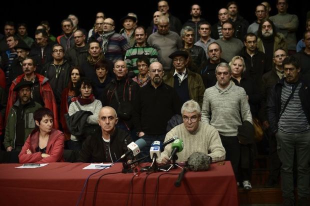 Los expresos de ETA reunidos en Durango el pasado 4 de Enero